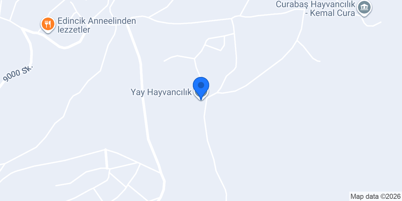 Yay Hayvancılık konumu
