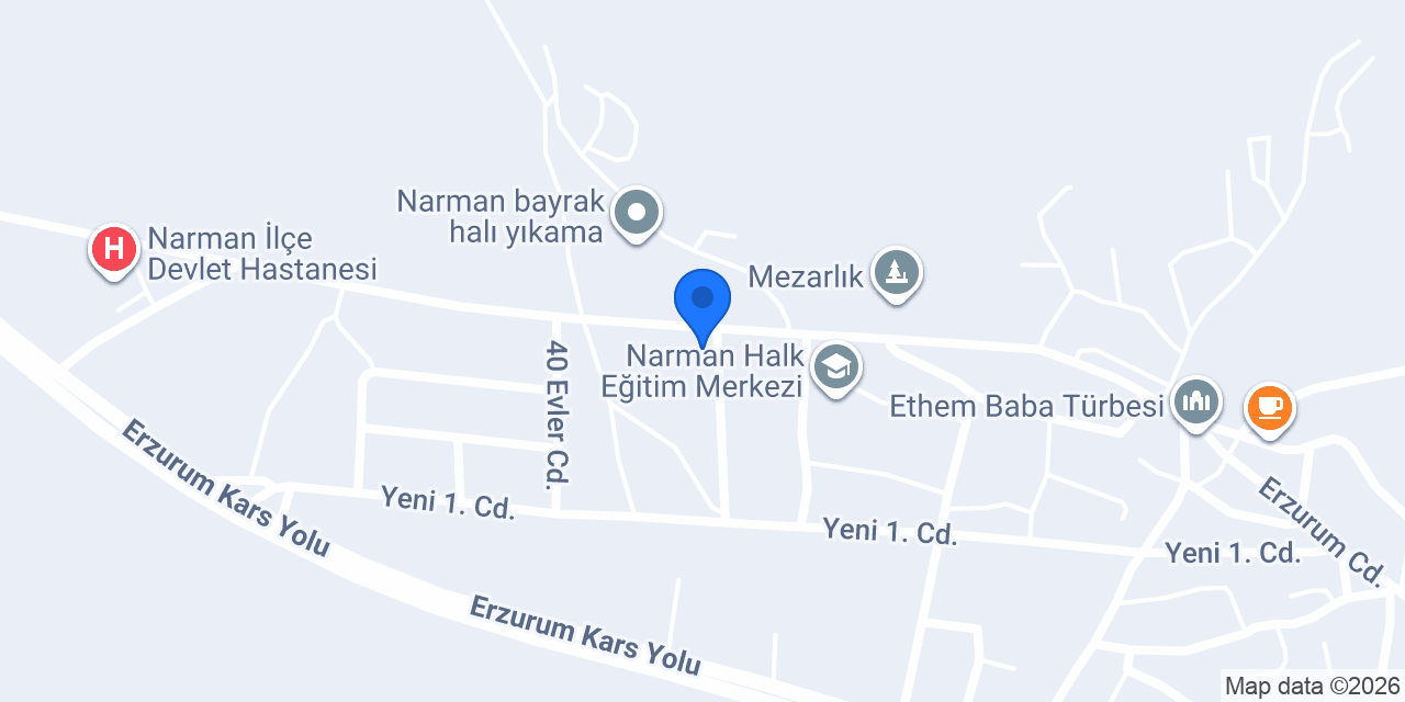 Narman Aile Sağlık Mer. konumu