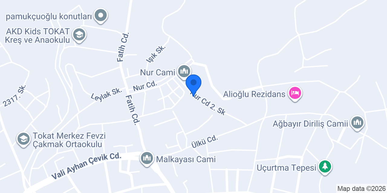 Yılmaz Beslenme Kulübü konumu