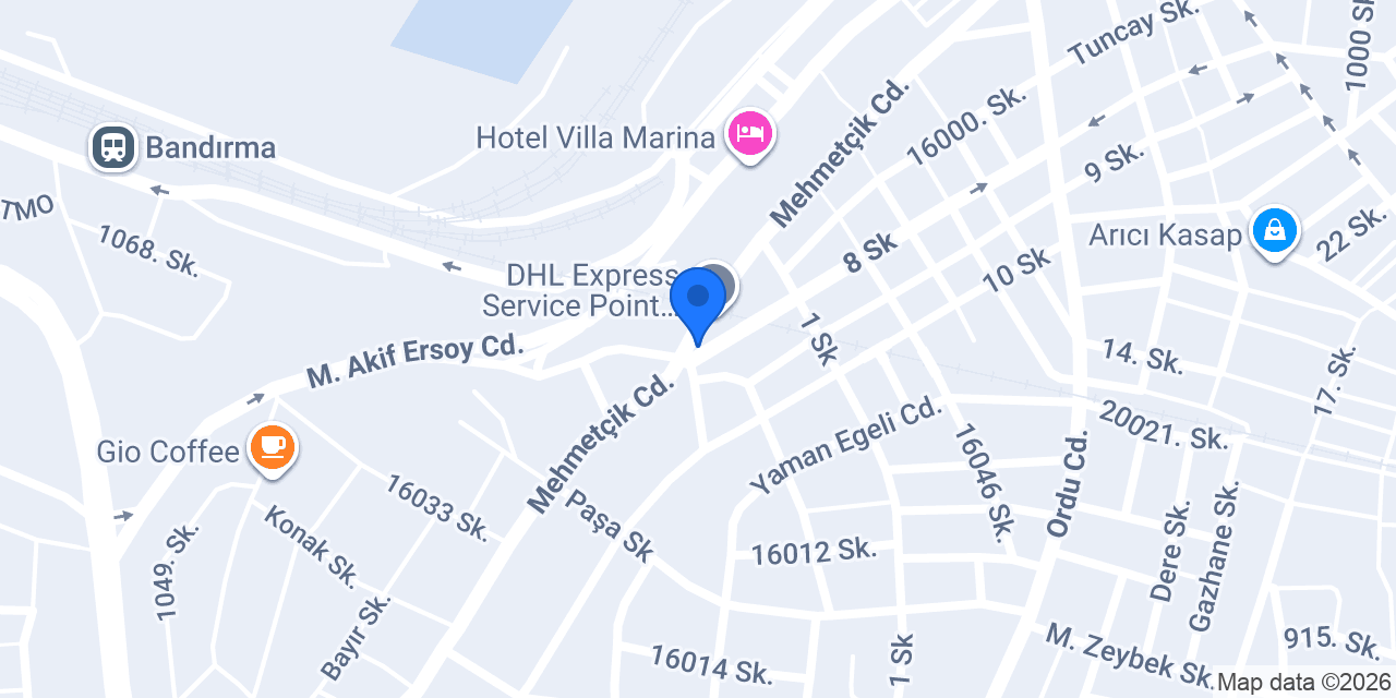 Bandırma Rent A Car konumu