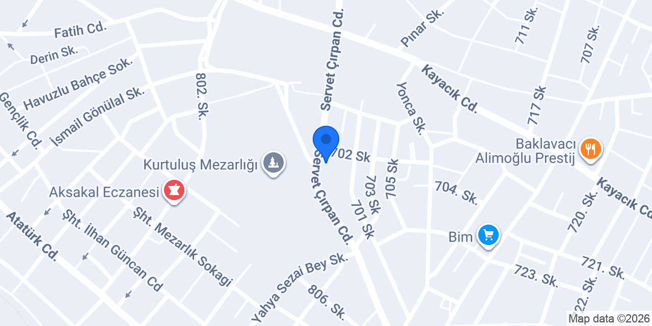 Mert & Tunç Oto Lastik konumu