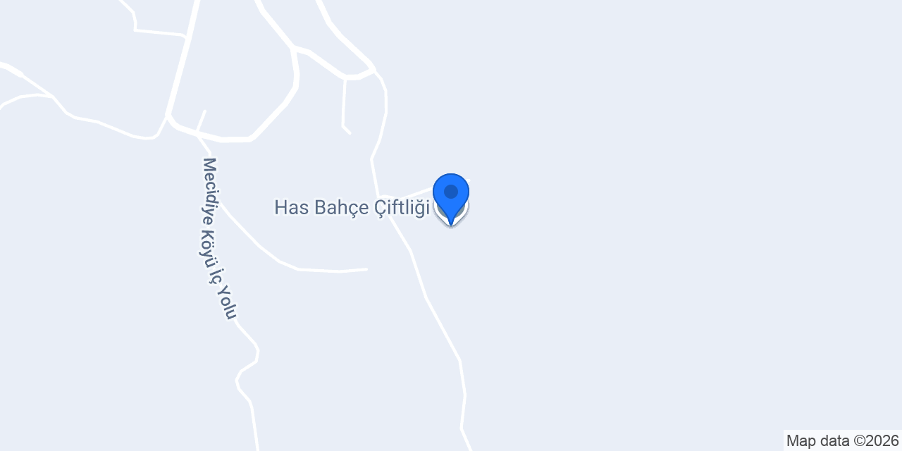 Has Bahçe Çiftliği konumu