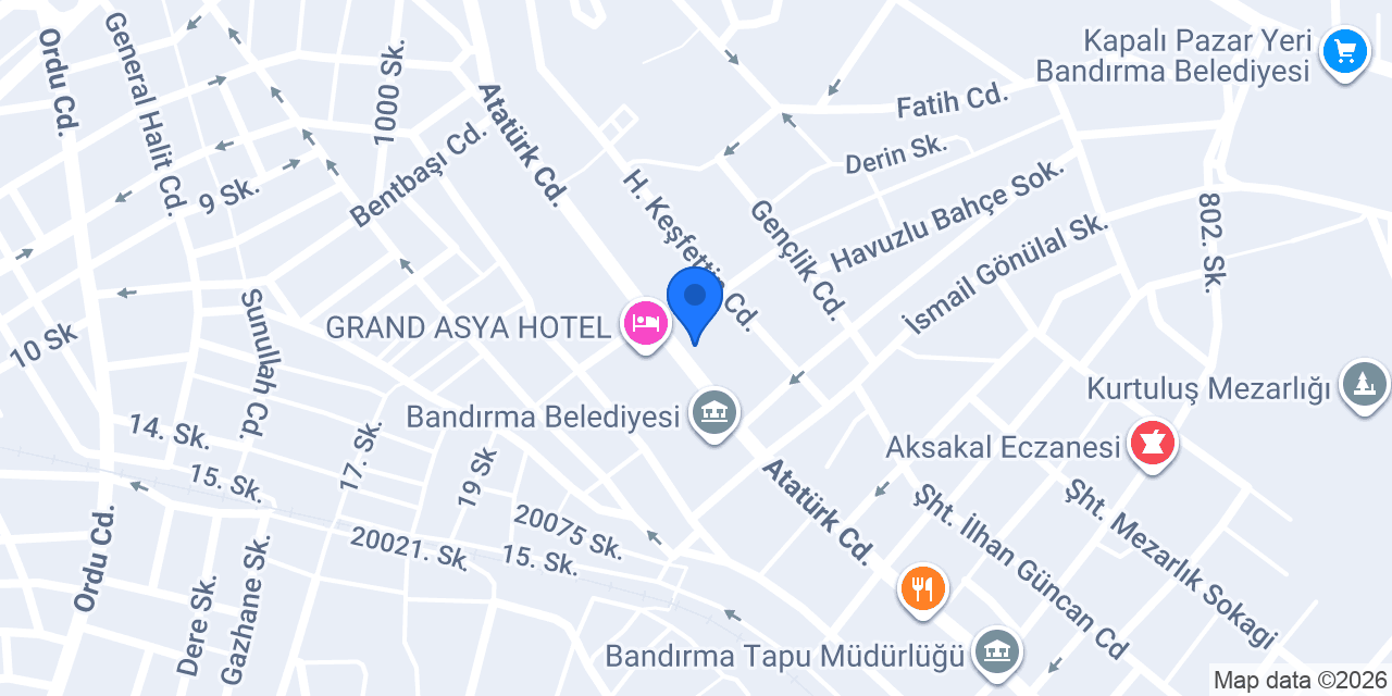 Arici Yapi Market konumu