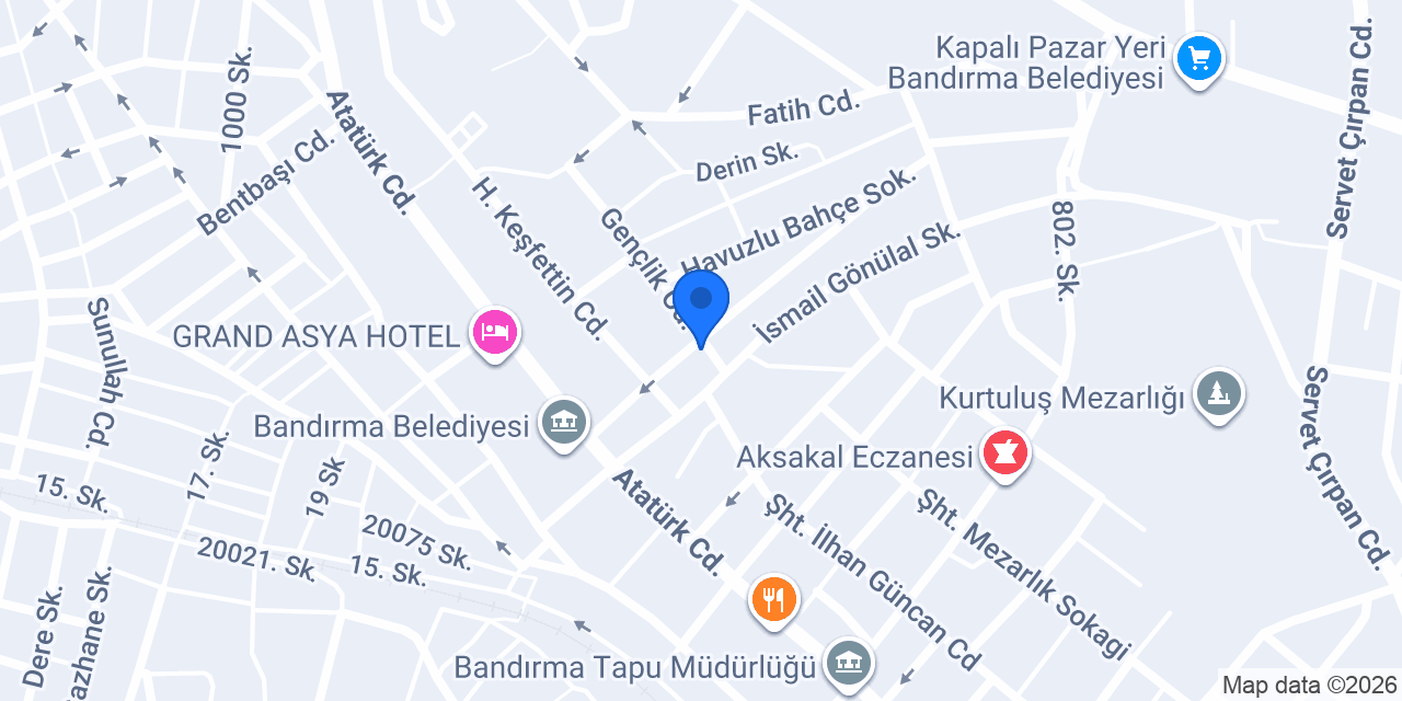 Freesia Çiçek Atölyesi konumu