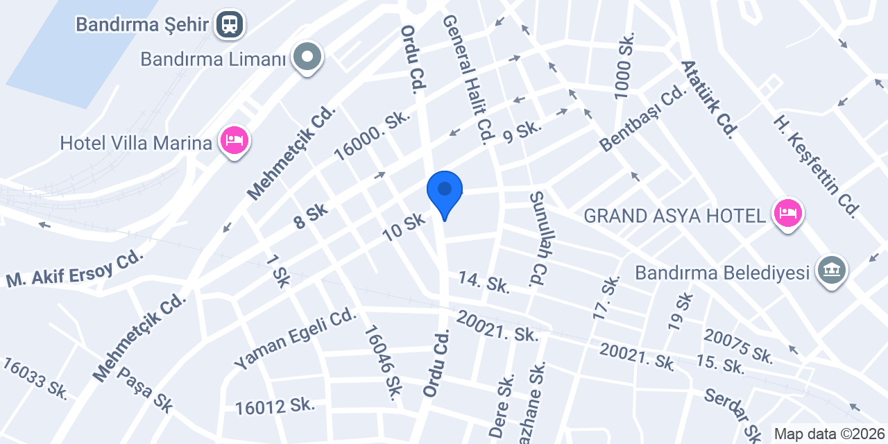 Lodos Döner Bandırma Şubesi konumu