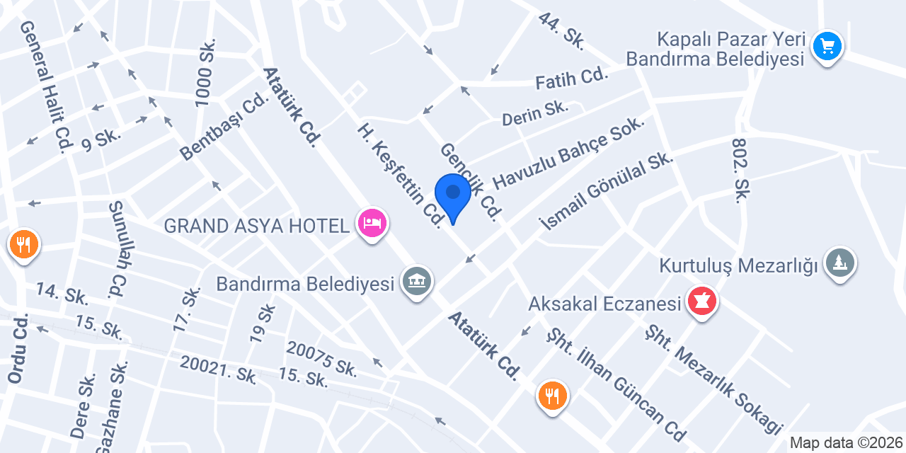 Caner Veteriner Kliniği konumu