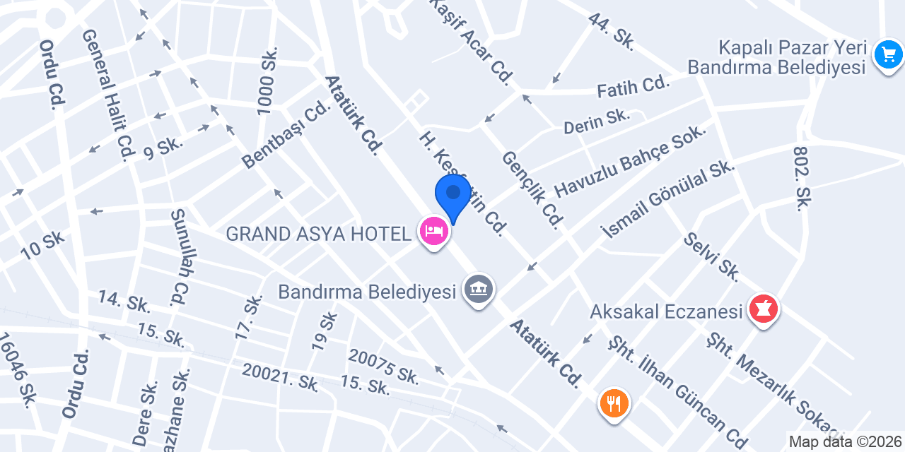 Diş Hekimi Bahar DÖNMEZ konumu