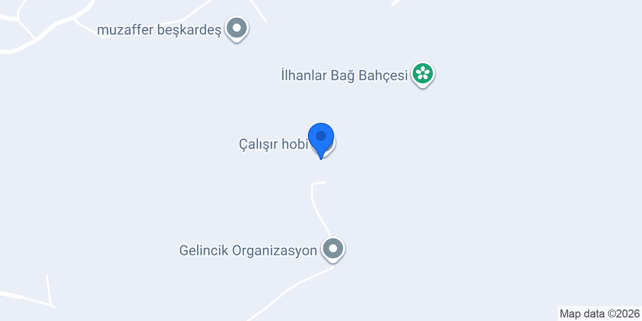 Çalışır hobi bahcesi konumu