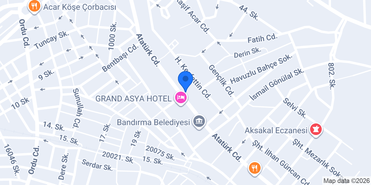 Bandırma Fizyoterapi konumu
