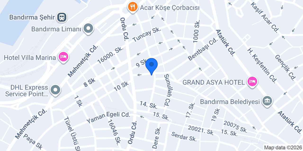 Gece aperatif konumu