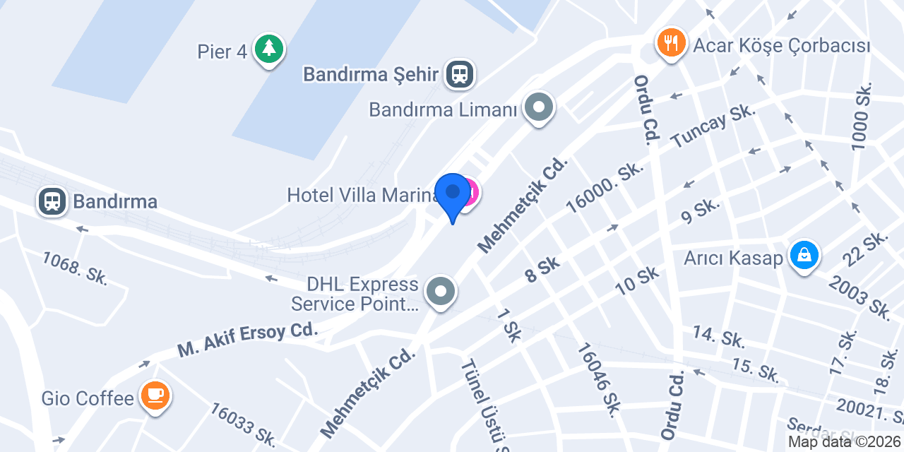 YDS Academy Bandırma Şubesi konumu