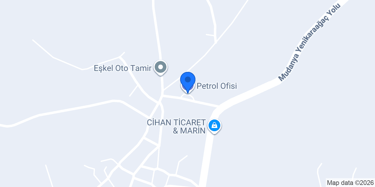 Petrol Ofisi konumu