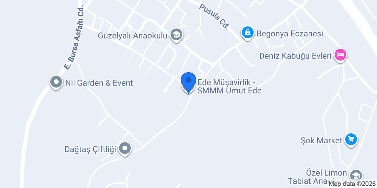 Ede Müşavirlik - SMMM Umut Ede konumu