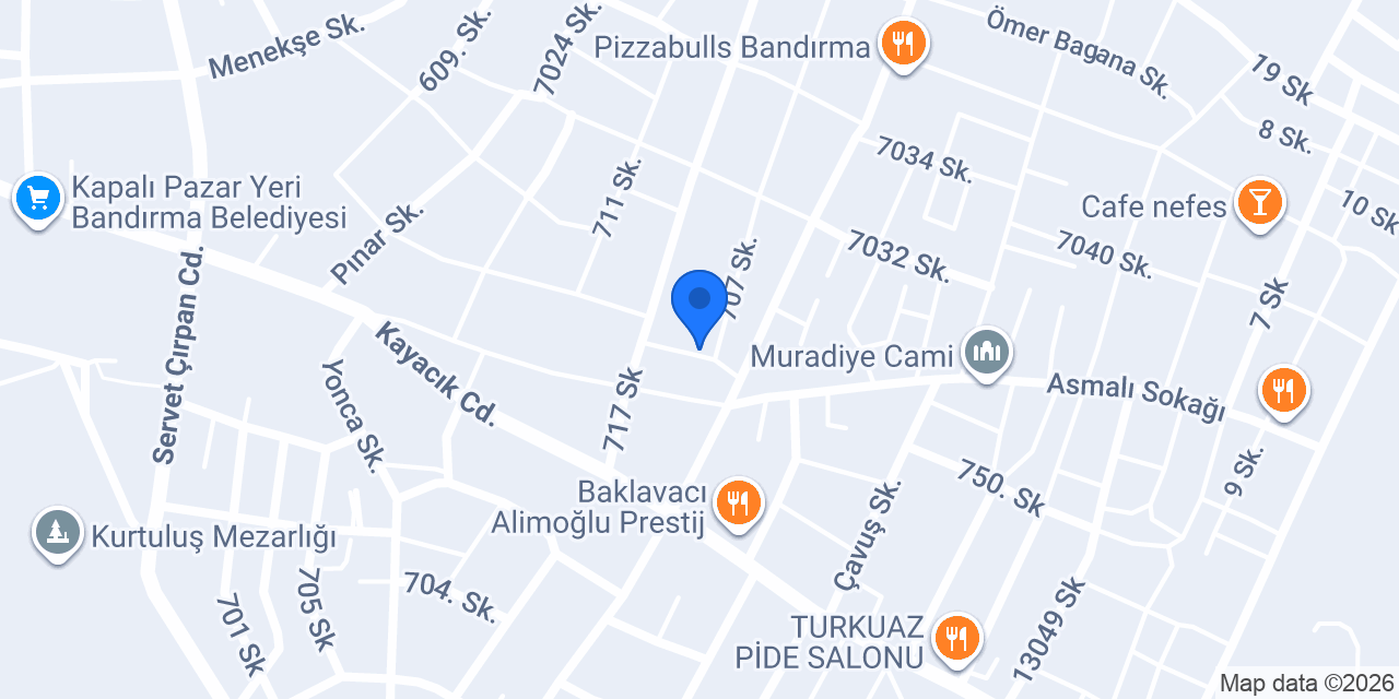 ÖZEL YEKTA EDİZ ANAOKULU konumu
