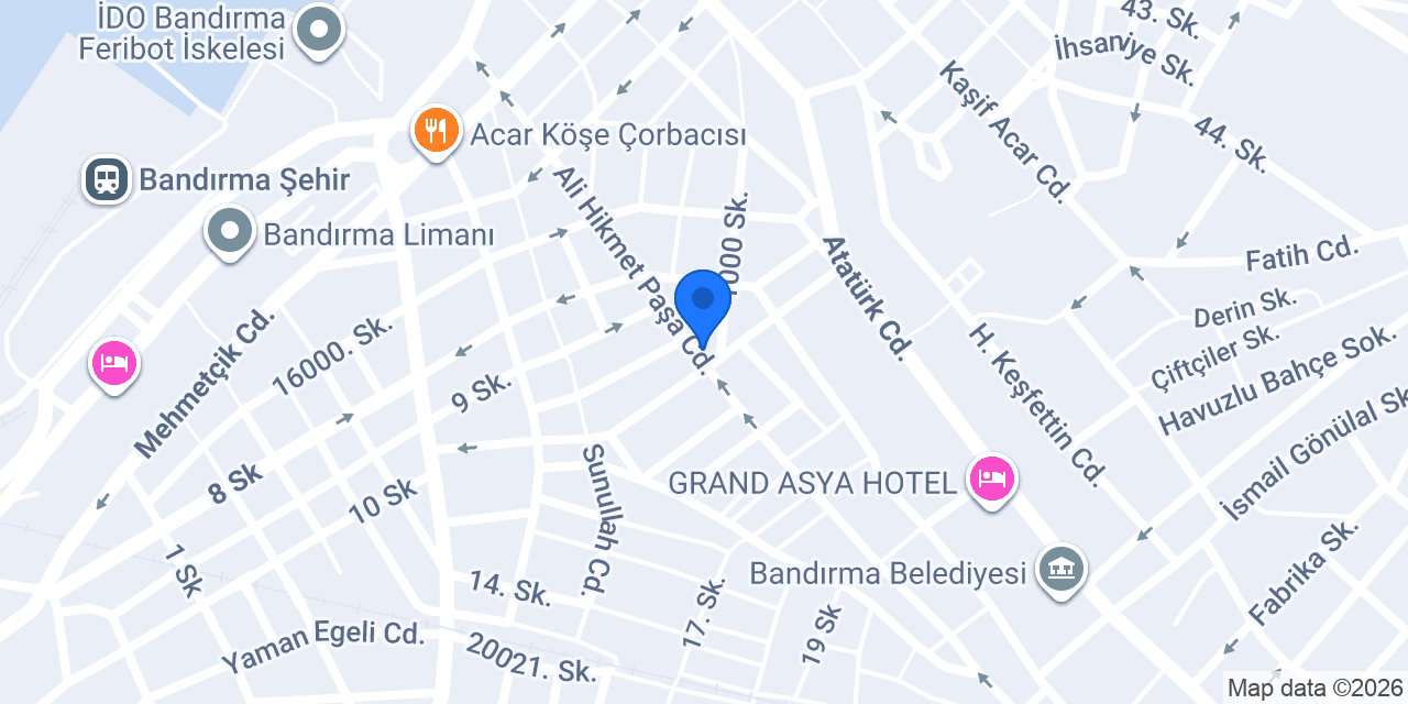 Canpolat Rent A Car konumu