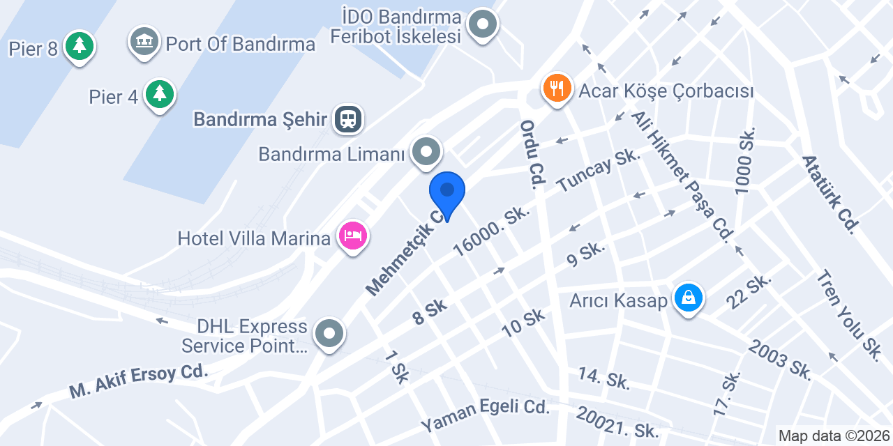 Panderma Tadilat konumu