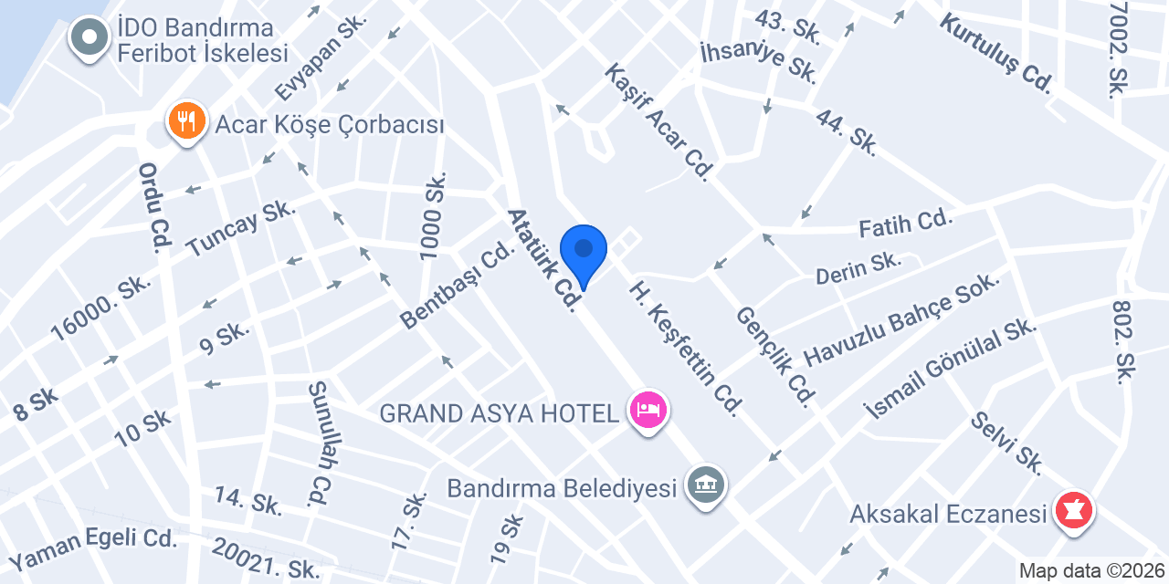 ARASTA MİMARLIK konumu
