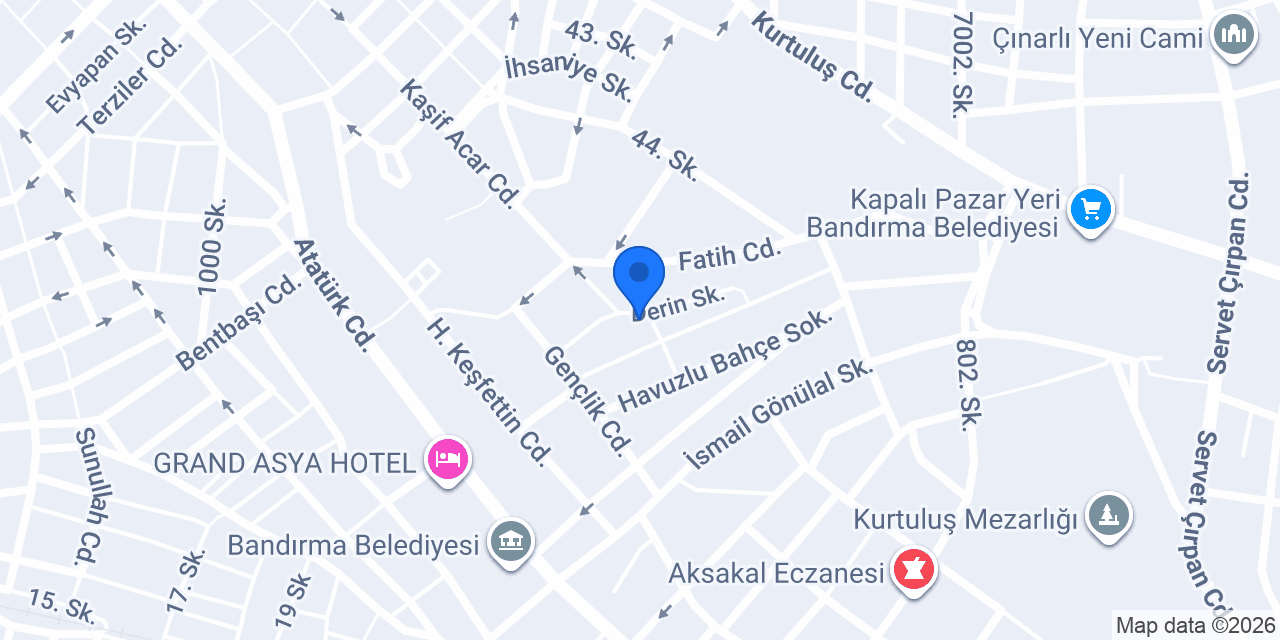 Güder Reklam konumu
