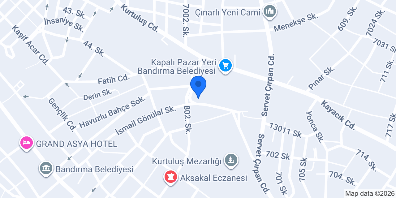 Almina tekel shop konumu