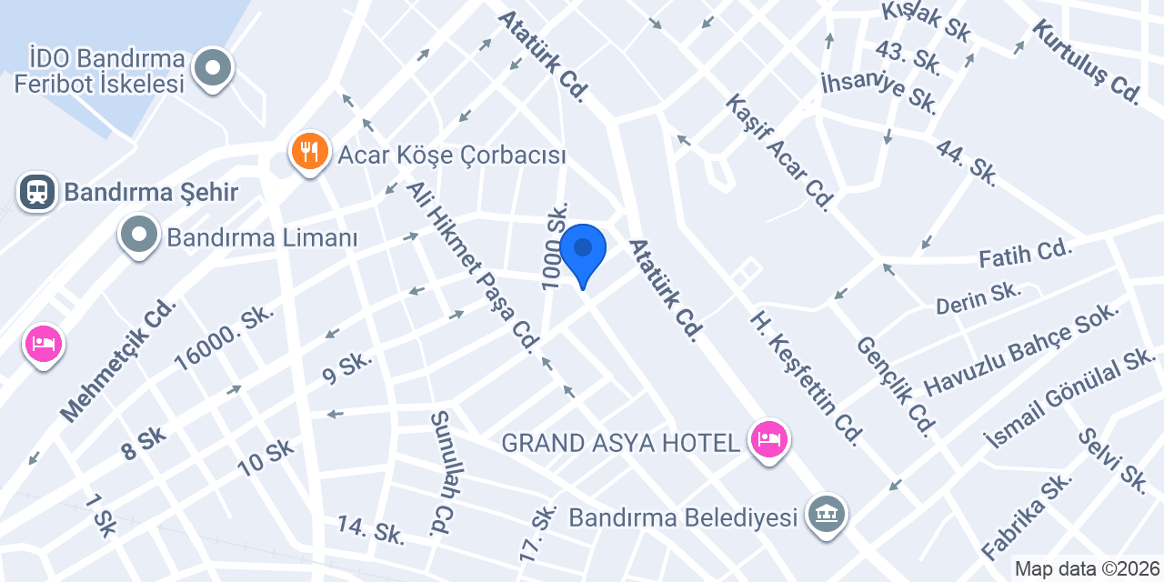 BANDIRMA PROMOSYON konumu