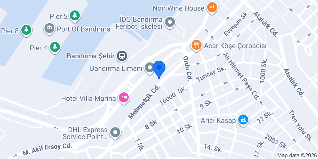 SOYLU RENT A CAR-OTOPARK konumu