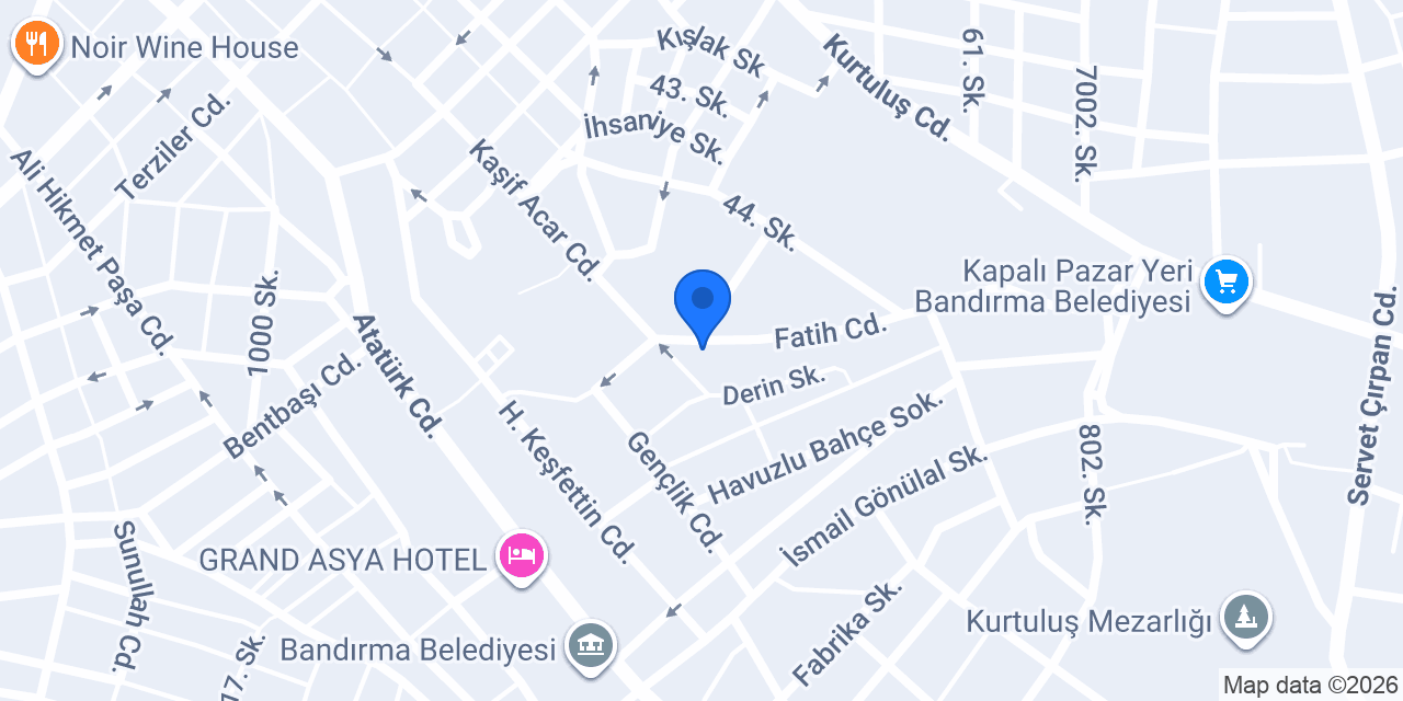 Hedef Emlak Bandırma konumu