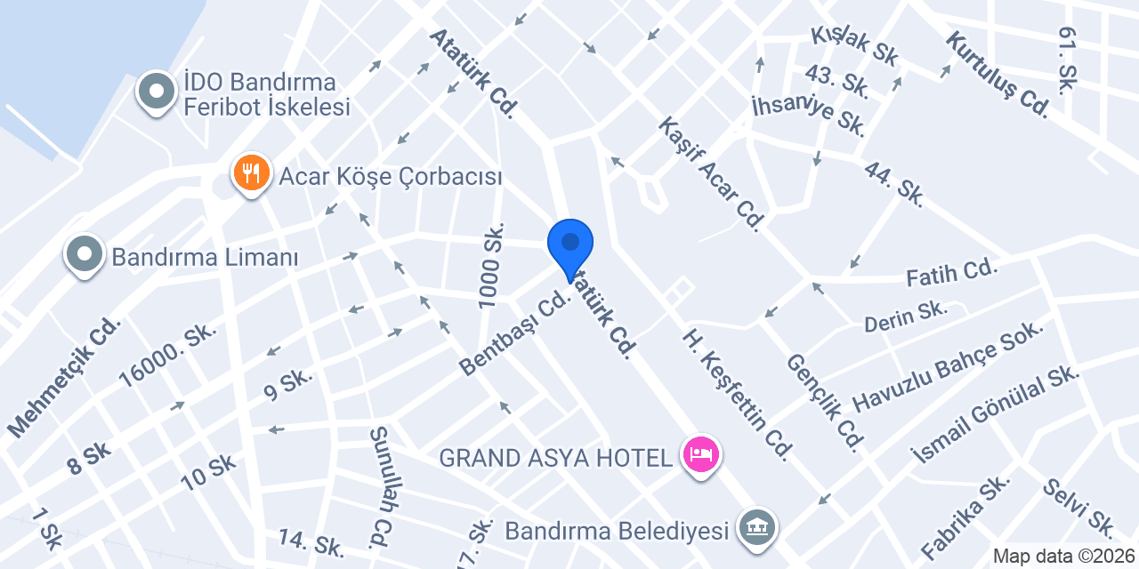 Öktem Veteriner Kliniği konumu