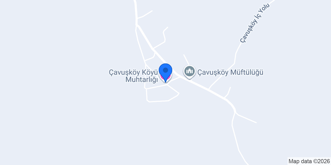 Çavuşköy Köyü Muhtarlığı konumu