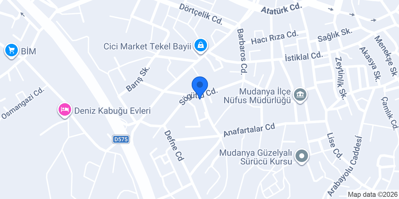 Denizyıldızı Müzik Akademi konumu