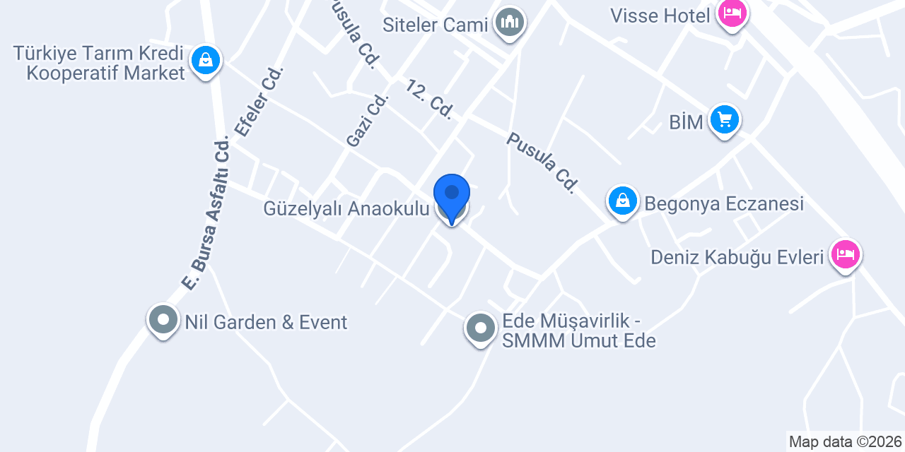 Güzelyalı Anaokulu konumu