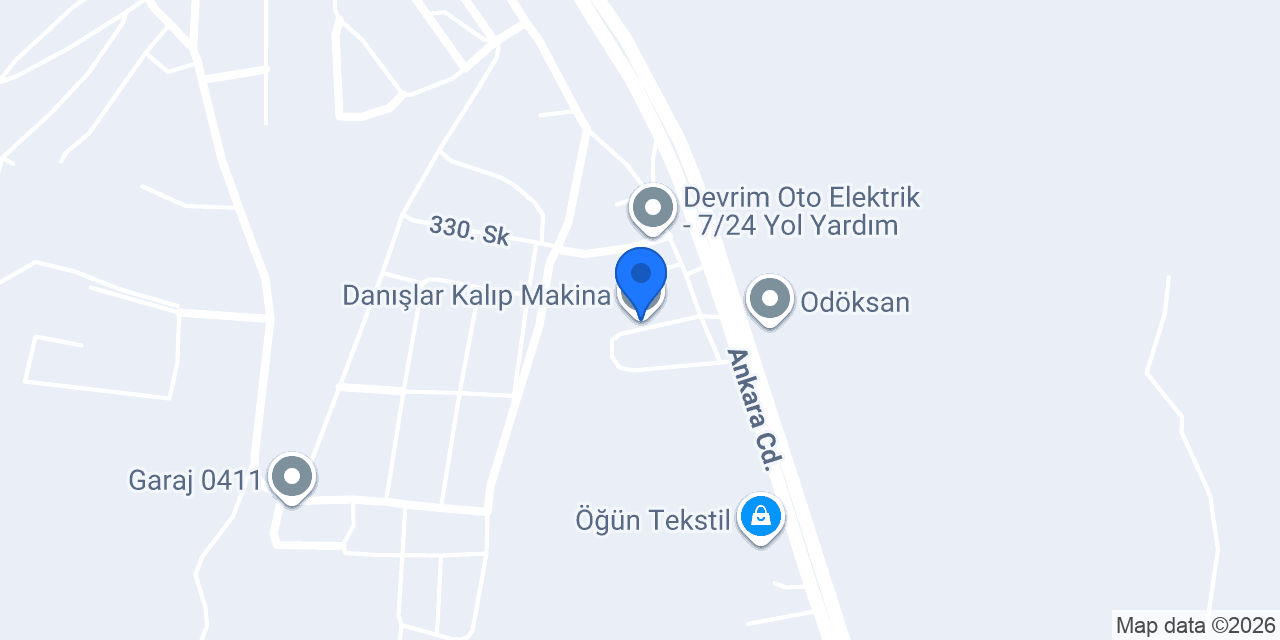 Danışlar Kalıp Makina konumu