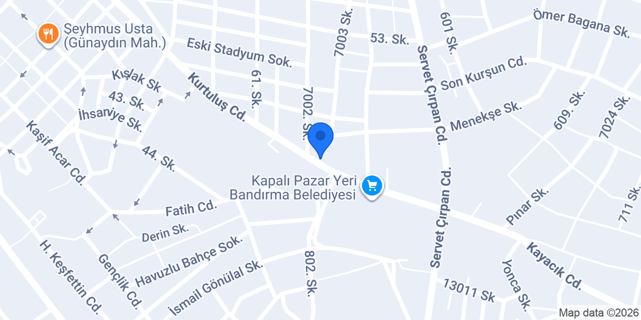 Günay Saç Tasarım konumu