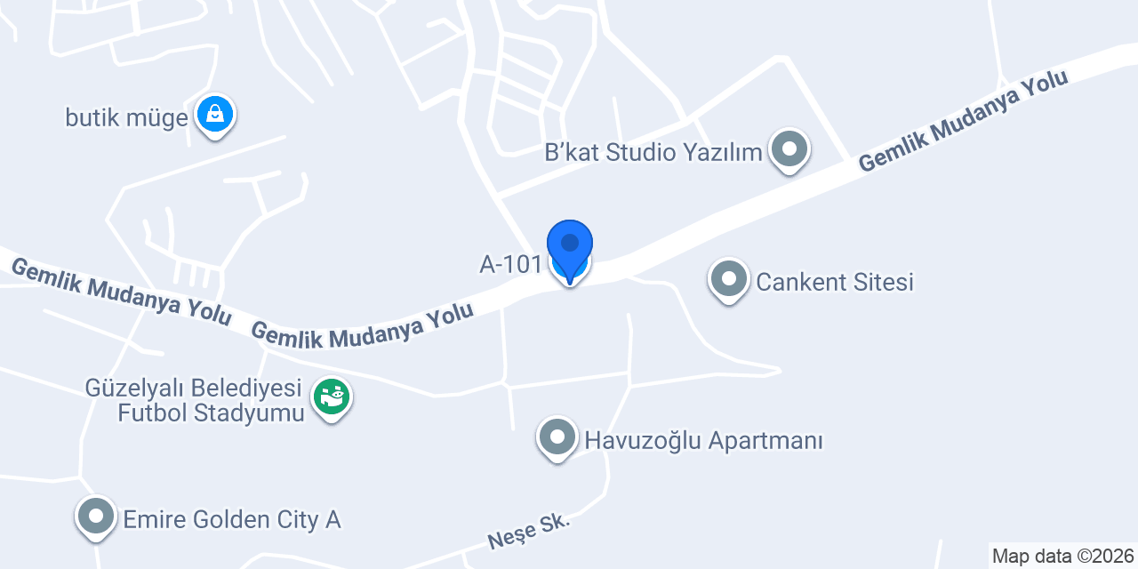 DENİZ EMLAK konumu