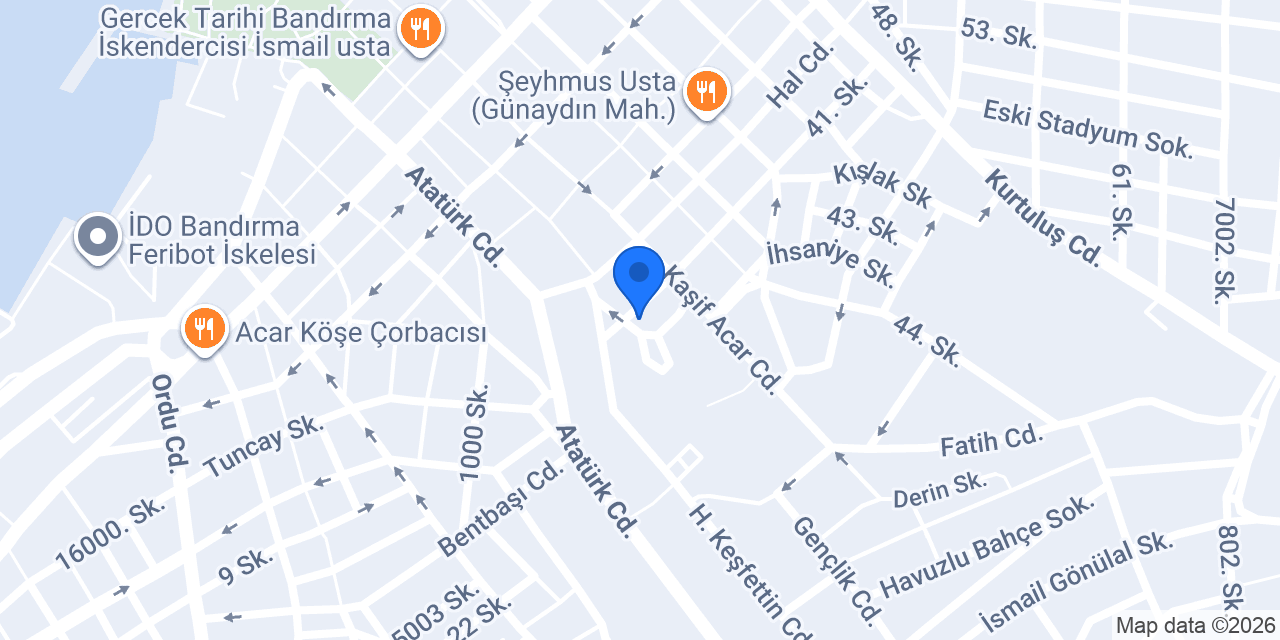 DHL eCommerce - Bandırma Şubesi konumu