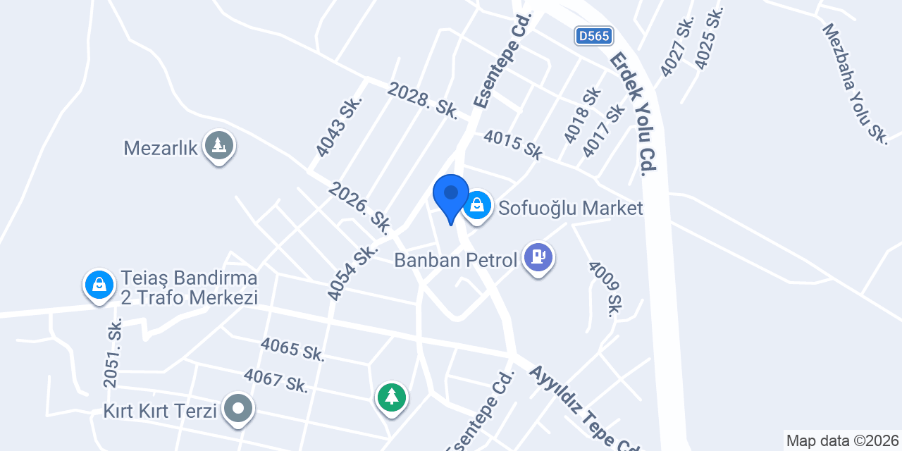 BARAN MARKET konumu