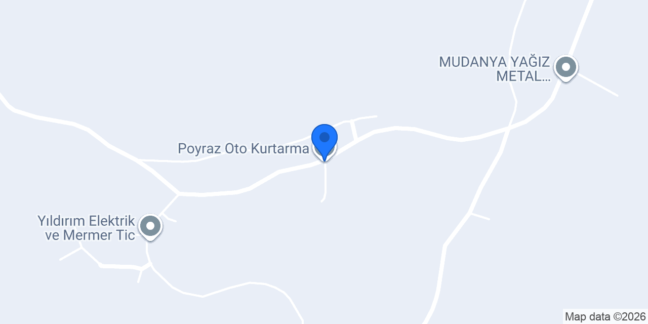 Poyraz Oto Kurtarma konumu