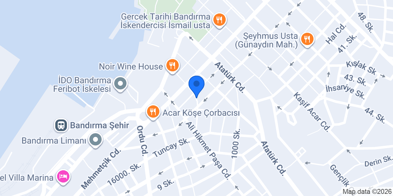 Pasta Ve Unlu Mamülleri konumu