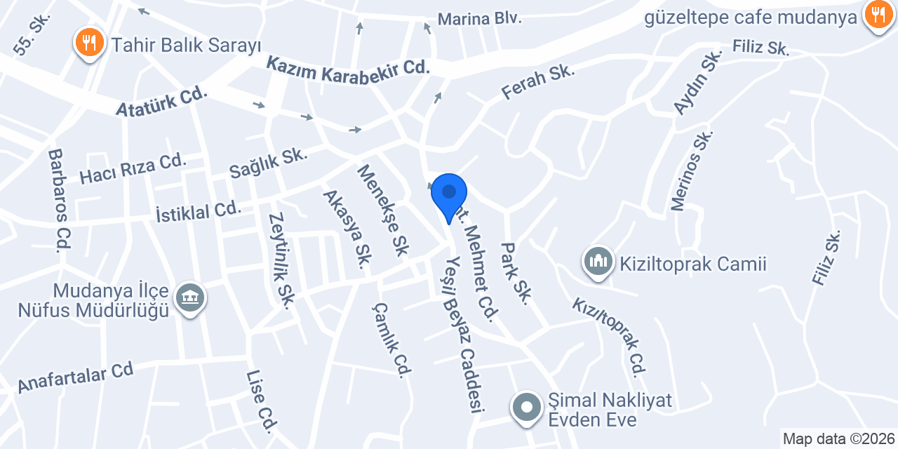 Burgaz Züccaciye konumu