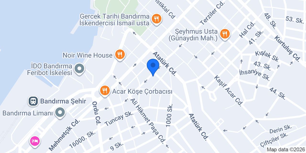 Aktif Bandırma Matbaa konumu