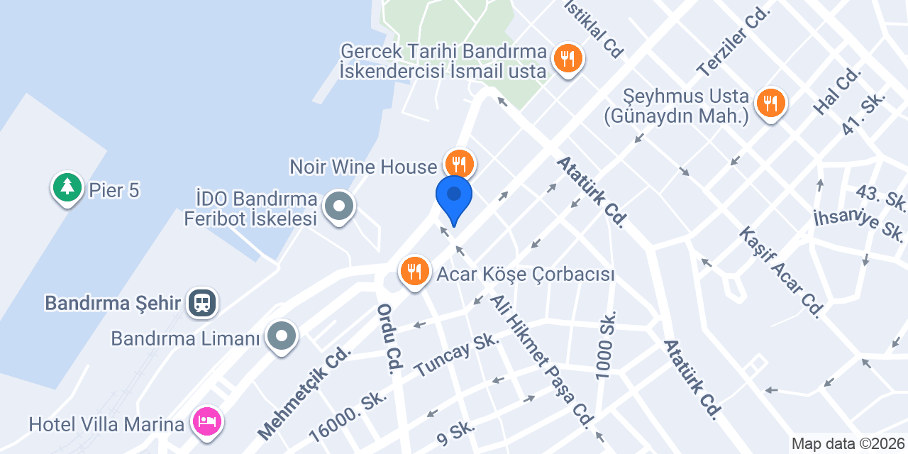 Bandırma Komagene (Haydarçavuş) konumu