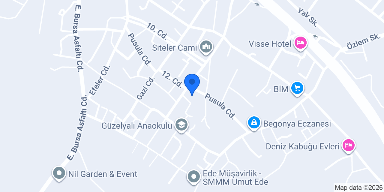 ALYA CAFE & DAVET konumu