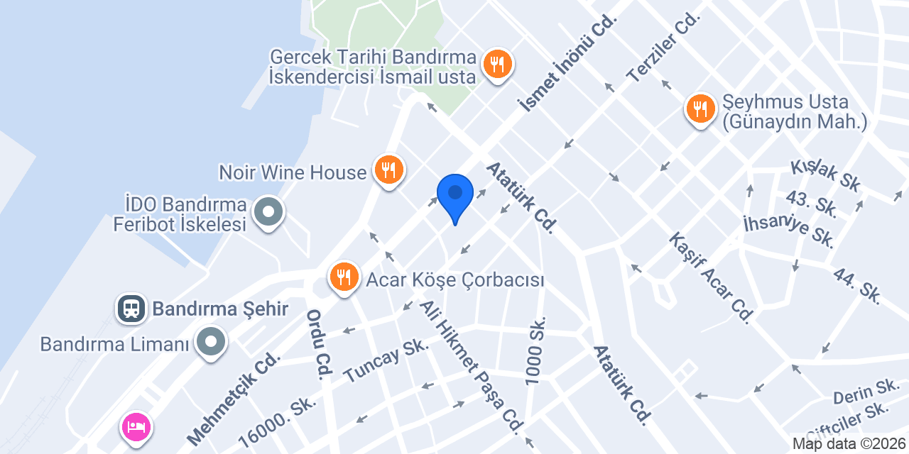 Ziya Kuaför Bandırma konumu