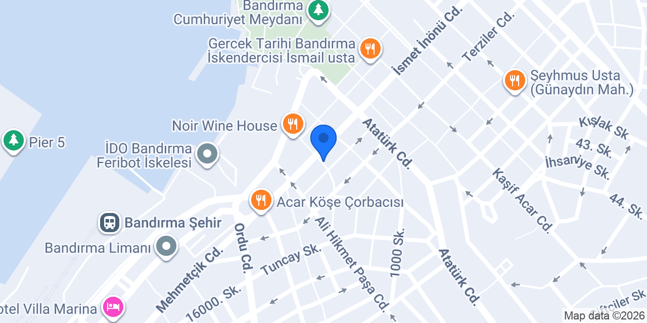ÇETİN CITY HOTEL konumu