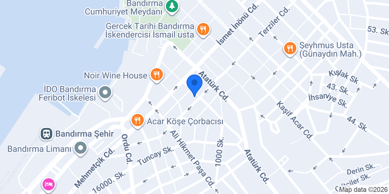 Mavi Veteriner Kliniği konumu