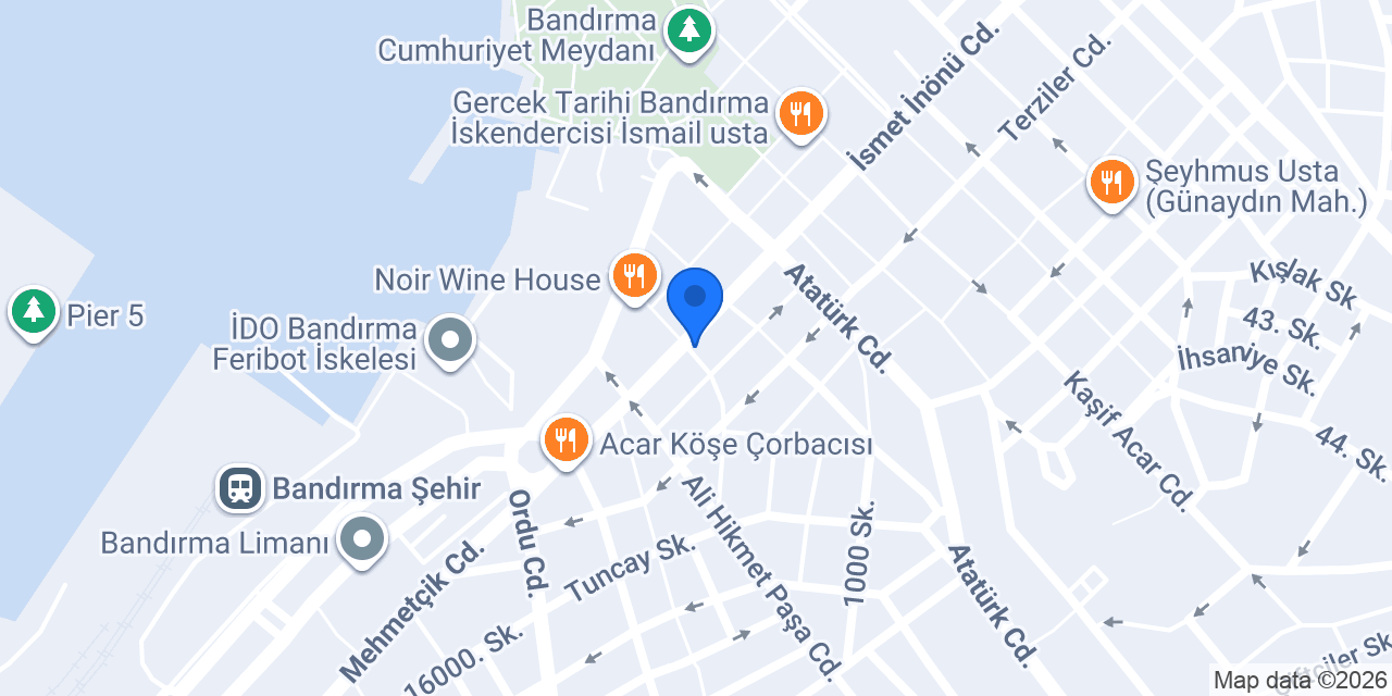 Çakır & Erdurmazlı Hukuk Bürosu konumu