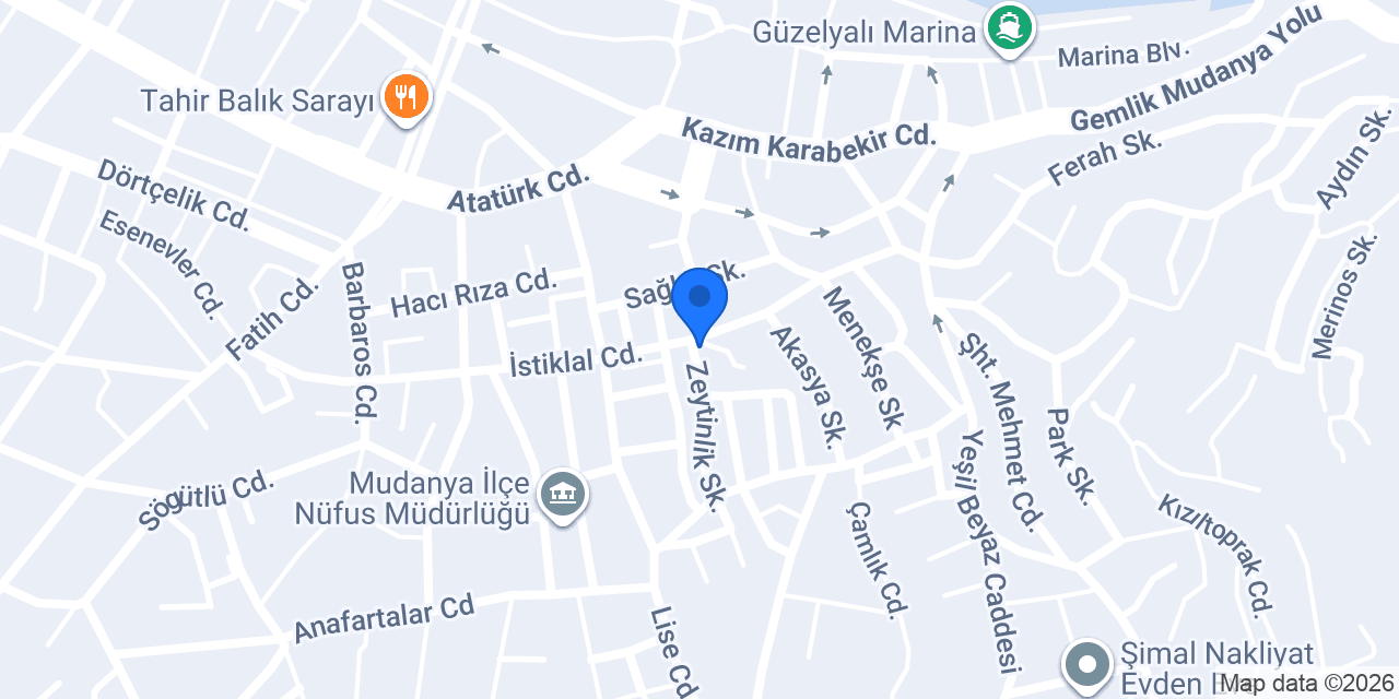 Diş Hekimi Elif Kapran konumu