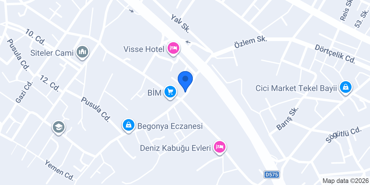Özkan Yapı Malzemeleri konumu