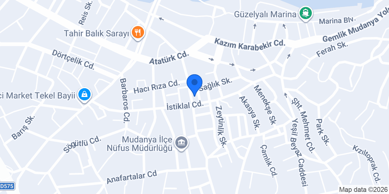 çınaraltı kırtasiye konumu