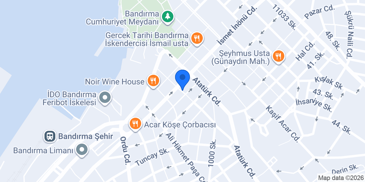 Teras Public House konumu