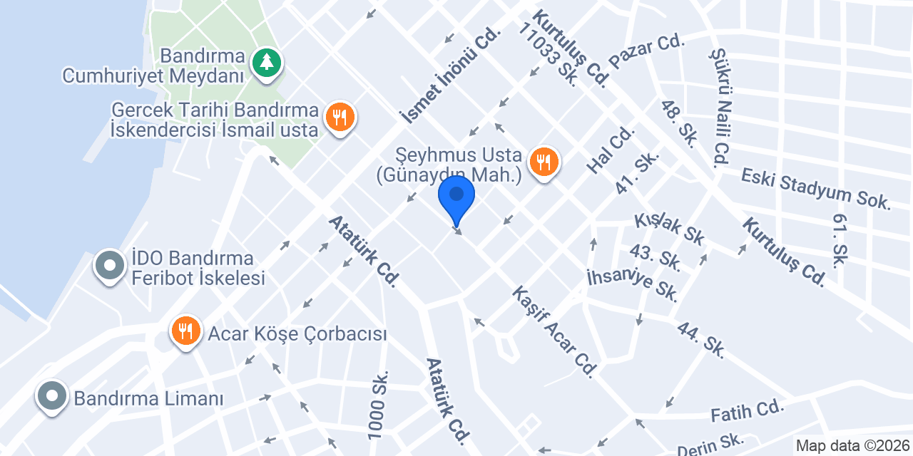 Bandırma Web Tasarım - ARI MEDYA konumu